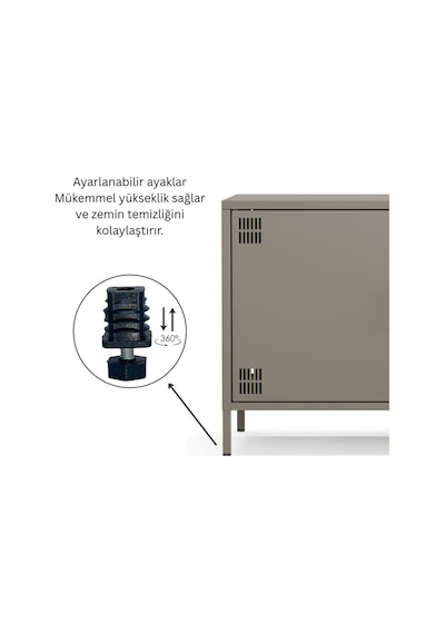 Tv Ünitesi, Tv Dolabı,2 Kapaklı Dolap 100,50 X 40 X 64,50 Cm Ral 7039 Acıbadem Antrasit Tv Ünitesi, Tv Dolabı,2 Kapaklı Dolap 100,50 X 40 X 64,50 Cm Ral 7039 Acıbadem Antrasit