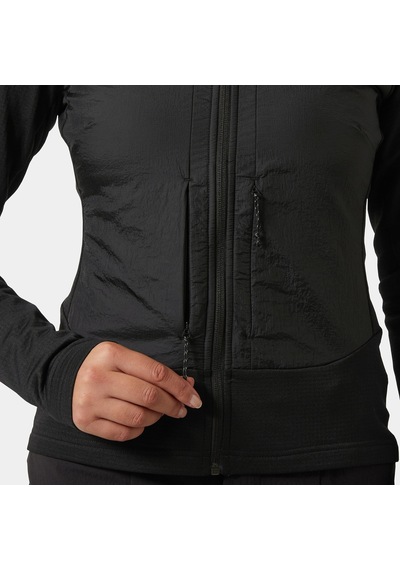 Helly Hansen W Versalıte Hybrıd Fleece Mont Siyah