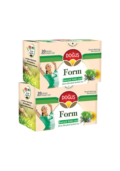 Doğuş Form Karışık  Süzen Poşet Bitki Çayı 30 G 2 x 20'li