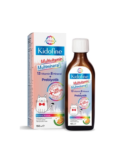 Acvison Kidofine Çocuklara Özel 13 Vitamin 8 Mineral Prebiyotik