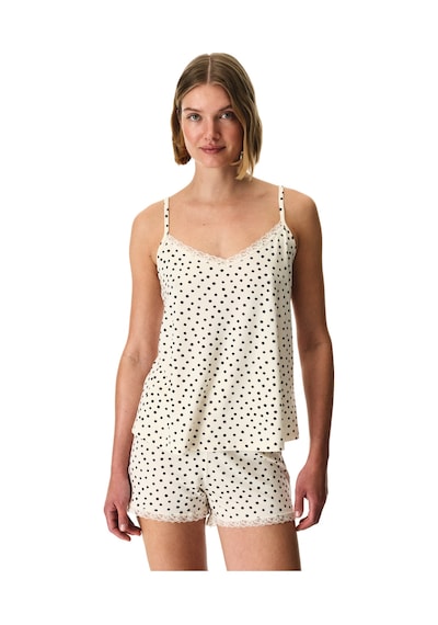Penti Bej Fleur Şortlu Pijama Takımı