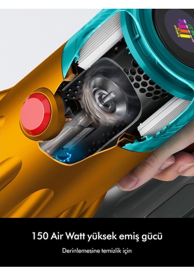 Dyson V12S Detect Slim Submarine Islak Kuru Şarjlı Dikey Süpürge
