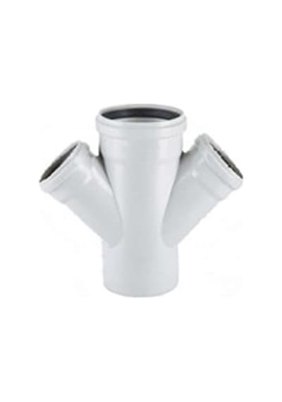 110 75 Pvc Çift Çatal