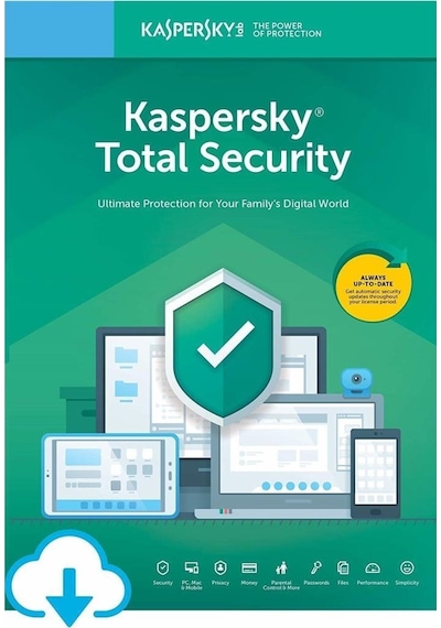 Kaspersky Total Security Virüs Programı 2022 TR 1 Kullanıcı 1 Yıl