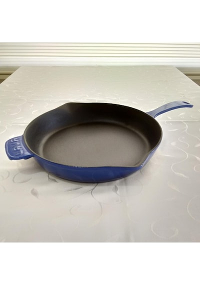 Lava Yuvarlak Kızartma Tavası 28 CM Metal Saplı Mavi Lvystv28k0b