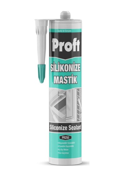 Mastik Beyaz 450 Gr Silikonize Proft Pr250 1 Adet