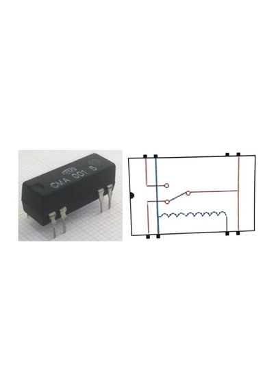 Cma 001 5 Reed Röle Tek Enversör Kontak 5Vdc 0.25A (3 Adet)