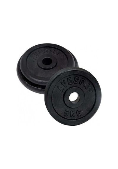 Avessa 5 Kg Siyah Plaka Ağırlık Bar Plakası Döküm