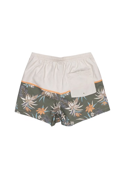 Quıksılver Quiksilver Life On The Reef Erkek Bej Volley Short 9002 Çok Renkli