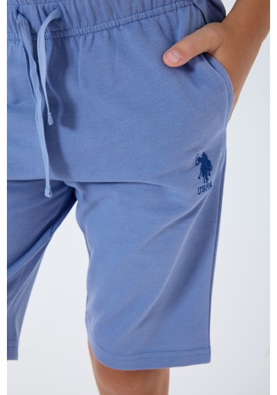 U.s. Polo Assn. Erkek Çocuk Mavi Bermuda Takım 5274-49827 Mavi
