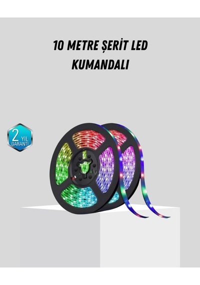 Smart Şerit Led Işık - Uzaktan Kumandalı Usb Girişli Müzik Modlu