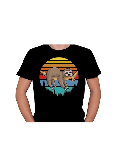 Rakun Uykucu Rackun Retro Tişört Unisex T-shirt 001
