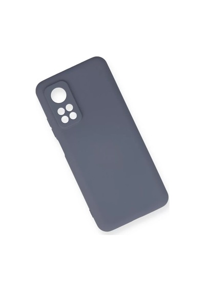 Newface Xiaomi Mi 10t Kılıf Nano İçi Kadife Silikon - Gri