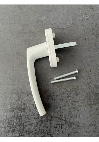 Alüminyum Pvc Pencere Kolu Beyaz 3 Adet Alüminyum Pvc Pencere Kolu Beyaz 3 Adet