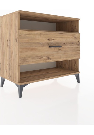 Hyperion Şifonyer Tek Raflı Tek Çekmeceli 88x44x80 Çam-çam Çam
