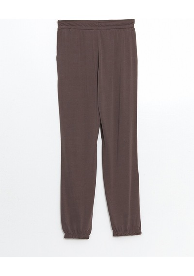 Lcwaıkıkı Classic Kahverengi Beli Lastikli Kadın Jogger Eşofman Altı