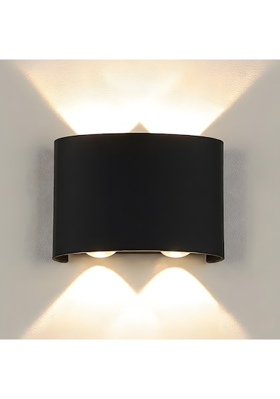 Kendal Kda730 Jupiter Led Aplikler 2 4w 480 Lümen Güçlü 2 4w - Gün Işığı Siyah
