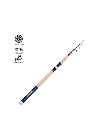 Teleskopik Karbon Spin Olta Kamışı - Ocean - 300cm 40/80 Gr - Mantar Sap