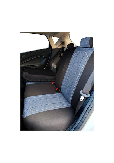 Minderland Axiom Comfort Serisi Oto Koltuk Kılıfı, Keten-deri / Mavi, Tofaş Doğan İle Uyumlu