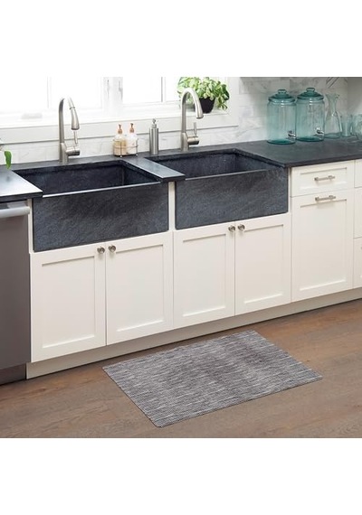 Sohome Ultra İnce İç Mekan Kapı Paspası Mutfak Paspası, Düşük Profilli Lekeye Dayanıklı Kaymaz Tasarım, Makinede Yıkanabilir, 24" X 35", Gri 50 x 22 Sohome Ultra İnce İç Mekan Kapı Paspası Mutfak Paspası, Düşük Profilli Lekeye Dayanıklı Kaymaz Tasarım, Makinede Yıkanabilir, 24" X 35", Gri 50 x 22