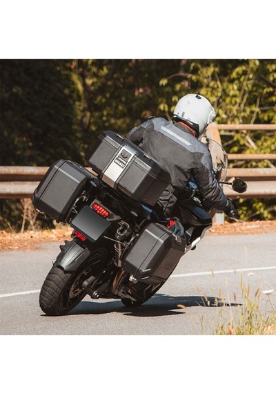Shad Motosiklet Çanta - Topcase - Terra Tr55 Alüminyum Çanta Siyah Black Standart