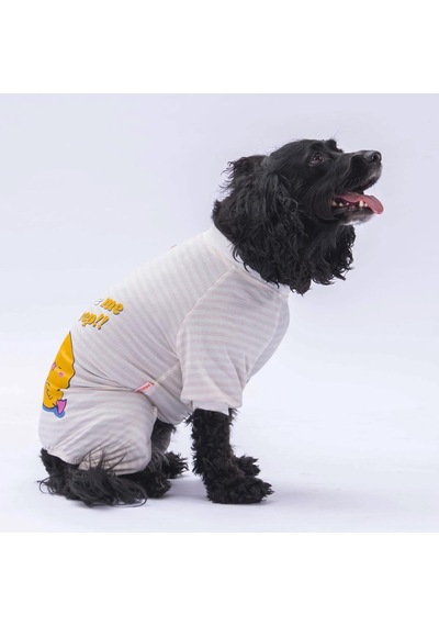 Pawstar Ekru Let Me Sleep Kedi Köpek Pijaması