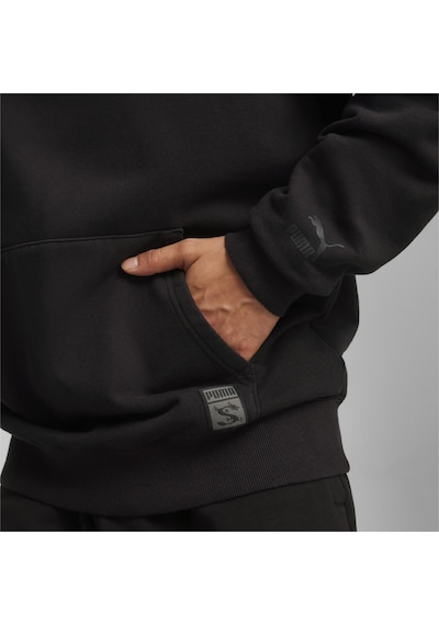 Puma X Staple Graphic Hoodie Erkek Sweatshirt-siyah