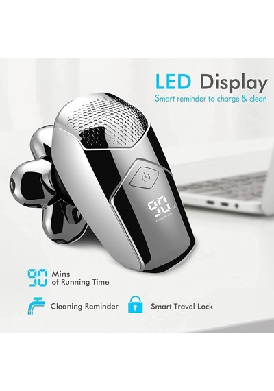 Kibiy 5'i 1 Arada IPX7 Erkekler İçin Tıraş Makinesi