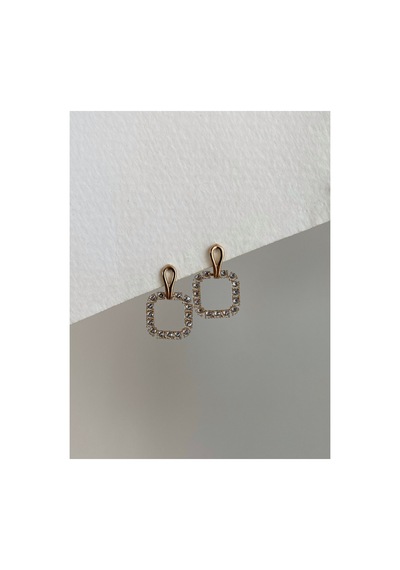 Çelik Rose Gold Işıltılı Incili Rhapsody Küpe -kararma Yapmaz Rose Çok Renkli Tek Ebat Çelik Pembe