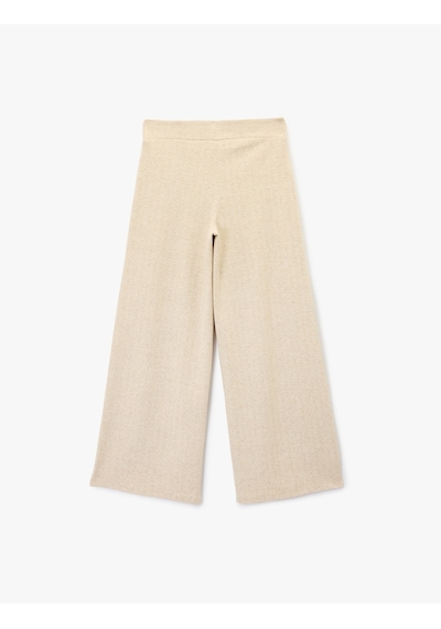 Koton Standart Bel Rahat Kesim Uzun Geniş Paça Pantolon Bej 6wak40085ek Ekru Koton Standart Bel Rahat Kesim Uzun Geniş Paça Pantolon Bej 6wak40085ek Ekru