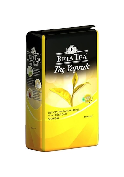 Beta Tea Taç Yaprak Siyah Dökme Çay 1 KG