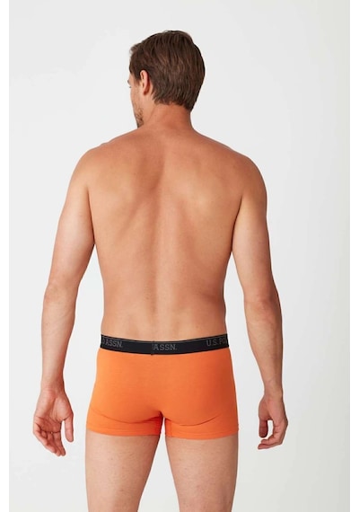 U.S. Polo Assn. Erkek Turuncu Tekli Boxer 82014
