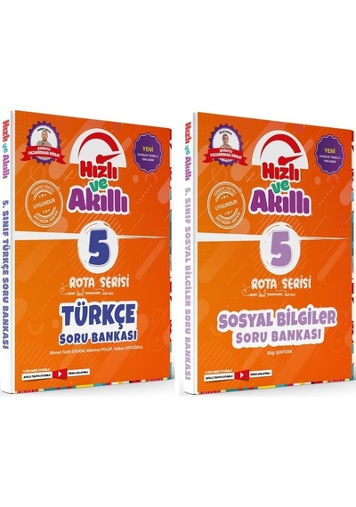 Tammat 5. Sınıf Türkçe + Sosyal Bilgiler Hızlı Ve Akıllı Soru Bankası Seti 2 Kitap