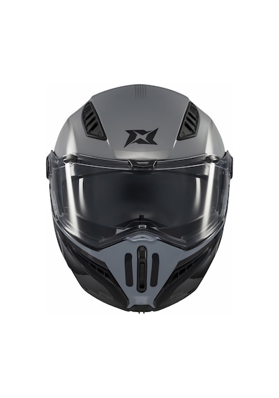 Axxis Ghostfighter Sv Bitone C2 Gri Motosiklet Çene Açılır Kaskı Gri