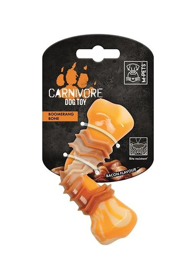 M-pets Carnivore Boomerang Bone Köpek Oyun Kemiği Pastırma Aromalı Sarı