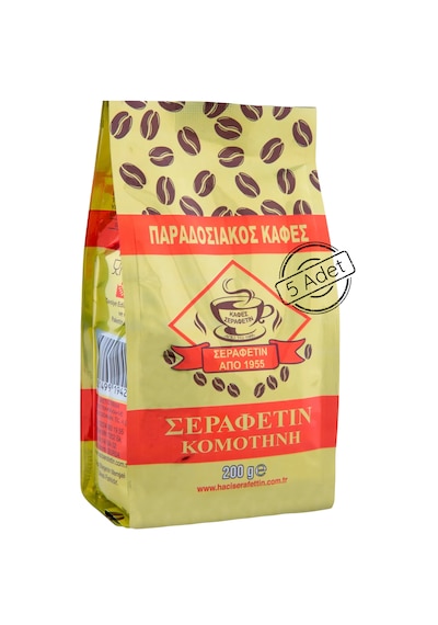 Şerafettin Komotini Gümülcine Türk Kahvesi 200gr X 5 Adet