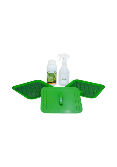 Ayrex Kompost Kovası Kepekli 18 Litre Ikili Set - 18sgb Diğer