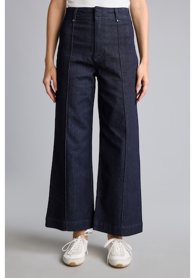 Defacto Ön Dikişli Culotte Yüksek Bel Duble Paça Jean Pantolon I1924ax26aunm82 Mavi-nm82