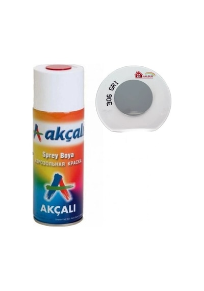 Akçalı Sprey Boya 400 Ml 306 Gri Çok Renkli