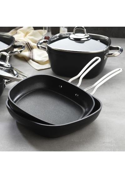 Schafer Gastronomıe Master Granit Ind.Tava -26Cm -Siyah