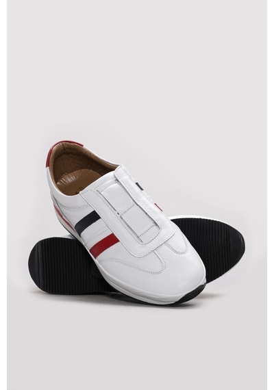 Hakiki Deri Erkek Casual Ayakkabı 856ma1788 Beyaz