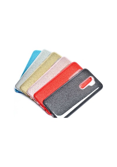 Kilifone - Redmi Note 8 Pro Uyumlu Kılıf Koruyucu Simli Shining Silikon - Mor - T10924