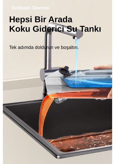 Uwant  D500  Vakum + Mop Kendini Temizleme Özellikli 17.000Pa Islak Kuru Şarjlı Süpürge