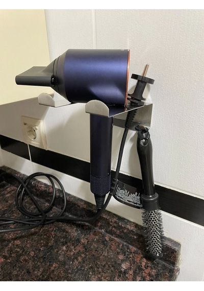Ardini İster Kendinden Yapışkanlı İster Vidalı Fön Makinesi Tutucu Krom Krom