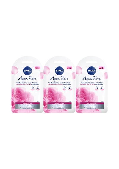 Nivea Aqua Rose Nemlendirici Göz Maskesi 3'lü