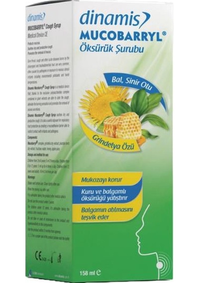 Dinamis Mucobarryl Grindelya Özlü Şurubu 150 Ml