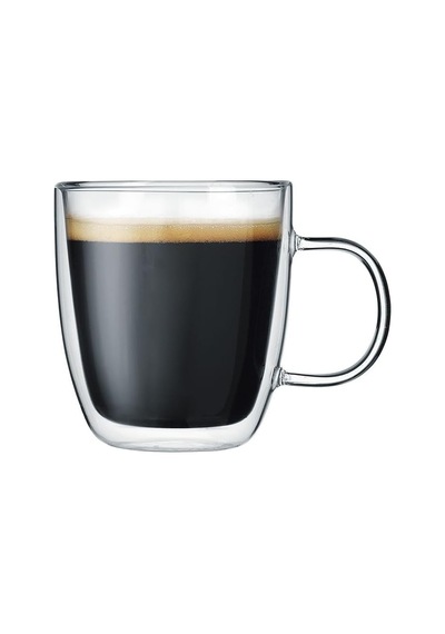 Vetro Borosilikat Çift Camlı Kulplu Bardak 120ml 2ad