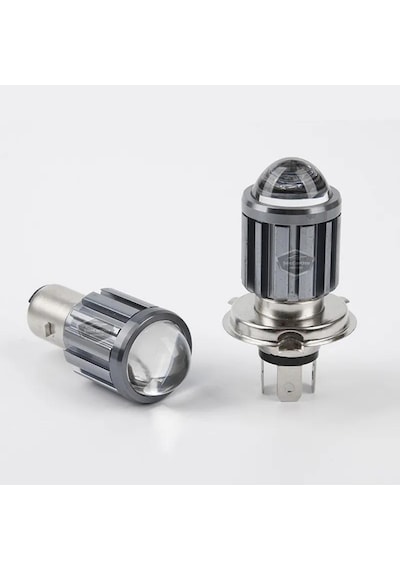 Ford Transit Connect 2002-2013 Uyumlu Mercekli Far Ampulü Led Xenon Çift Renk Sarı-beyaz Far Şimşe Etkili Csp Led LED Far 53816841
