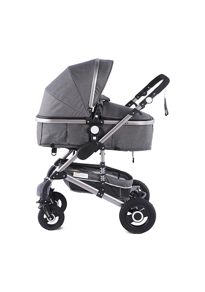 Baby Storch - Seyahat Sistem Bebek Arabası 3 İn 1 - Gri/siyah Renk
