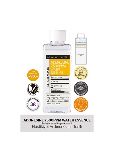 Derma Factory Adenosine İçeren    Esans Tonik Derma Factory Adenosine Essence 150ml